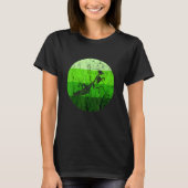Bidden Mantis Groene Insecten Retro  Bug T-shirt (Voorkant)
