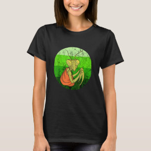 Bidden Mantis Groene Retro  insecteninsect T-shirt
