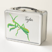 Bidden Mantis in Heldergroen gepersonaliseerd (Voorkant)