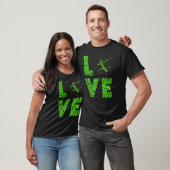Bidden Mantis Liefde Leopard Groene Insectenbeestj T-shirt (Unisex)