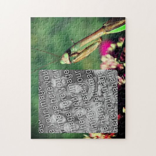 Bidden Mantis Lijst Creëer Je eigen foto Legpuzzel (Verticaal)