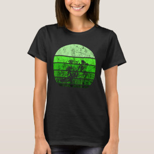 Bidden Mantis Retro Groene Mantis Insect B T-shirt
