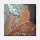 Bidden met water magneet (Voorkant)