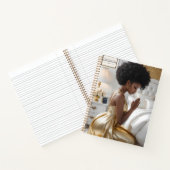 Bidden Moeder Elegant Zacht Hoesje Notitieboek (Binnen)