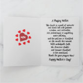 Bidden Moeder Inspirerend Moederdag Kaart (Binnen)