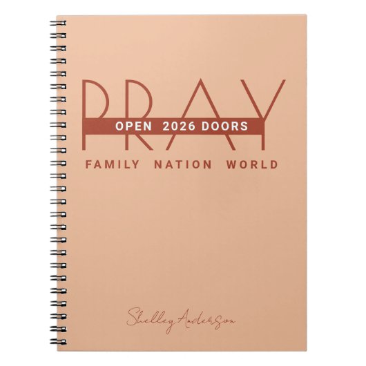 Bidden Open Deuren 2024 Notitieboek (Voorkant)