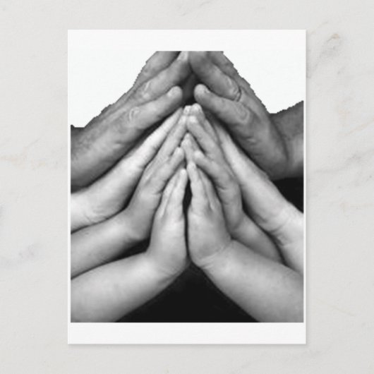 bidden.png briefkaart (Voorkant)