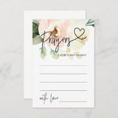 Bidden voor Baby Neutral Baby shower Game Kaart (Voorkant / Achterkant)