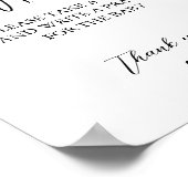 Bidden voor Baby Well Wensen voor Baby shower Sign Poster (Hoek)