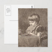 Bidden voor de Maaltijd Briefkaart (Voorkant / Achterkant)