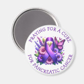 Bidden voor een genezing voor alvleesklier kanker magneet (Voorkant / Achterkant)