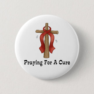 bidden voor een kuur ronde button 5,7 cm