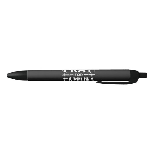 Bidden voor gezinnen zwarte inkt pen (Bodem)
