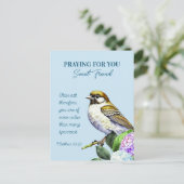 Bidden voor je lieve vriend briefkaart (Staand voorkant)