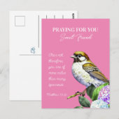Bidden voor je lieve vriend briefkaart (Voorkant / Achterkant)