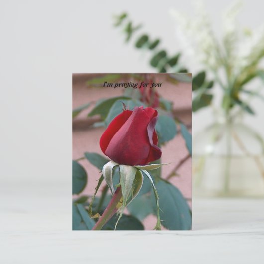 bidden voor jou briefkaart (Staand voorkant)