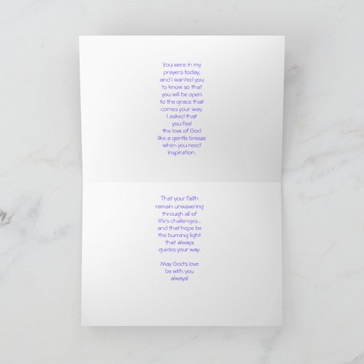 Bidden voor jou kaart (Binnen)