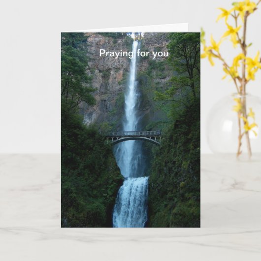 Bidden voor jou kaart (Gele Bloem)