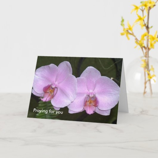 Bidden voor jou kaart (Gele Bloem)