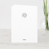 Bidden voor jou vergeet mij niet bloemen kaart (Achterkant)