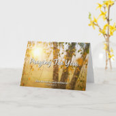 BIDDEN VOOR JOU - WENSKAART KAART (Gele Bloem)