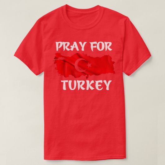 bidden voor kalkoen t-shirt (Design voorkant)