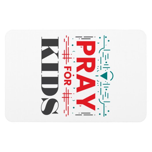 Bidden voor kinderen magneet (Horizontaal)