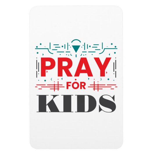 Bidden voor kinderen magneet (Verticaal)