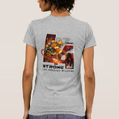 Bidden voor Los Angeles | Dames Slim fit T-shirt (Achterkant)