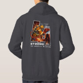 Bidden voor Los Angeles | Heren Hoodie (Achterkant)