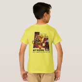 Bidden voor Los Angeles | Kinder Rugtas T-shirt (Achterkant volledig)