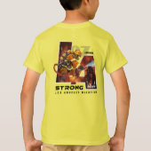 Bidden voor Los Angeles | Kinder Rugtas T-shirt (Achterkant)