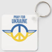bidden voor oekraïne sleutelhanger (Achterkant)