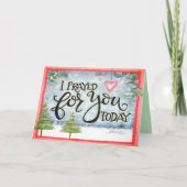 Bidden voor u  inspirativiteit Kerstmis Kaart (Voorkant)