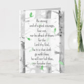 Bidden voor u religieuze aanmoediging Aspen Tree Kaart (Voorkant)