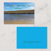 Bidden voor u vandaag & Wees gezegend Note Kaart Notitiekaartje (Voorkant / Achterkant)