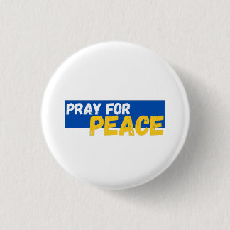 bidden voor vrede , bidden voor Oekraïne Ronde Button 3,2 Cm