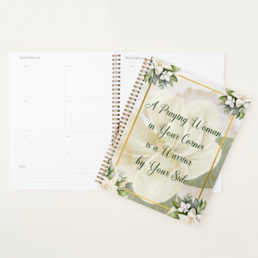 Bidden Vrouw Planner (crème magnolia) (Display)