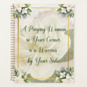 Bidden Vrouw Planner (crème magnolia) (Voorkant)