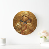 Biddend Gouden Maagd Maria-icoon Grote Klok (Huis)