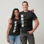 Biddend Skelet, Tatoeage Kunst. T-shirt (Unisex)