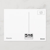 biddend voor u dwarsbriefkaart briefkaart (Achterkant)