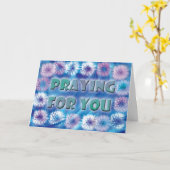 Biddend voor u kaart (Gele Bloem)