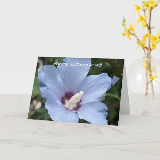 Biddend zult u spoedig… kaart (Gele Bloem)