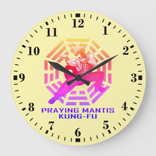Biddende bids Kung-Fu Grote Klok (Voorkant)