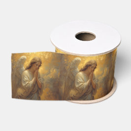 Biddende Engel - Religieuze Gelegenheden Goud Grosgrain Lint