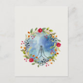 Biddende handen aquarel briefkaart (Voorkant)