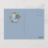 Biddende handen aquarel briefkaart (Achterkant)