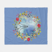 Biddende handen aquarel fleece deken (Voorkant (Horizontaal))