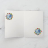 Biddende handen aquarel kaart (Binnen)